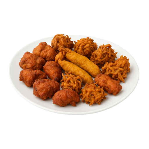 Mix-Pakora (mit Chicken)